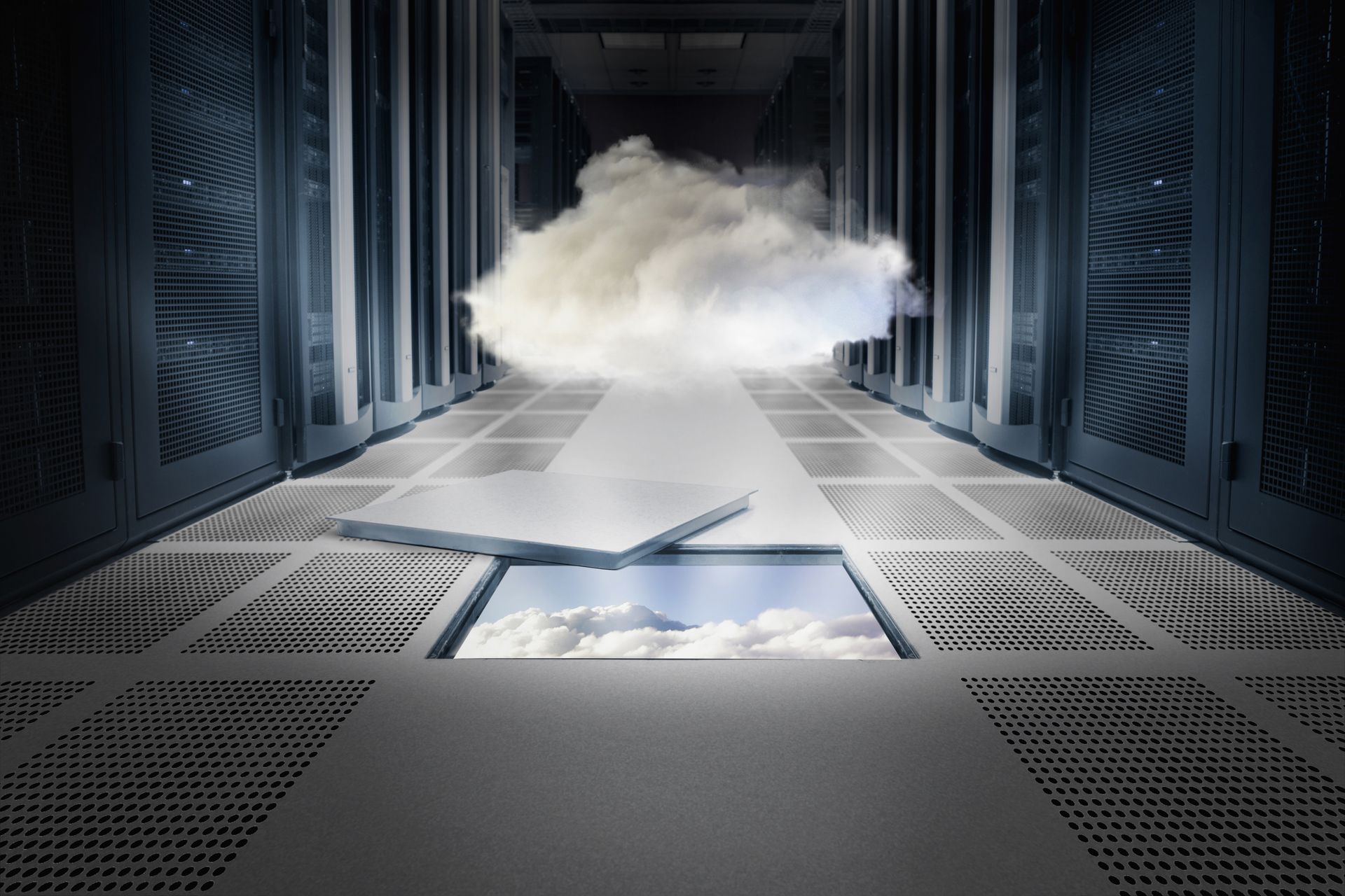 Wolke am Himmel, symbolisch für Cloud Transformation Consulting.